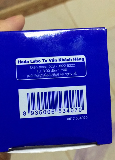 Kem Dưỡng Trắng Mượt Vượt Trội Hada Labo Perfect White Arbutin Cream - Xanh 50g