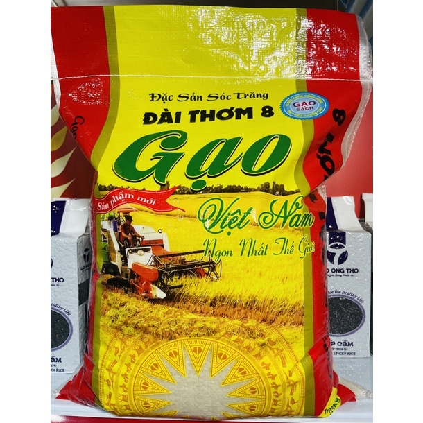 Gạo Đài Thơm 8 (Bao 10Ky)