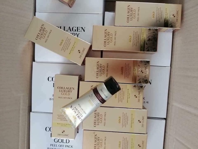 Mặt nạ vàng Collagen Luxury 3w Clinic xách tay Hàn