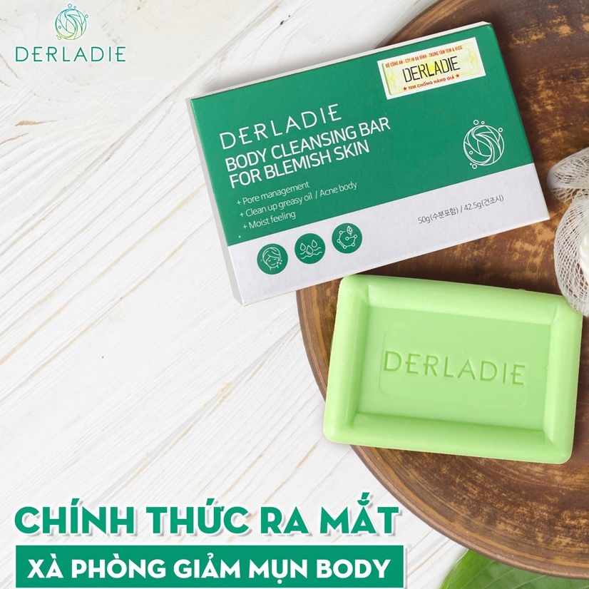 Xà Phòng Derladie Giảm Mụn Lưng Derladie Body Cleansing Bar Blemish Skin 50gr,  Xà Bông Cục Derladie | BigBuy360 - bigbuy360.vn