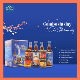 Combo gia vị đầy đủ ( 3 Mắm cốt/ 1 Mắm cá Nục/ 1 Mắm tép/ 1 Mắm kho quẹt/ 1 Gia vị cá kho/ 1 Gia vị thịt kho)