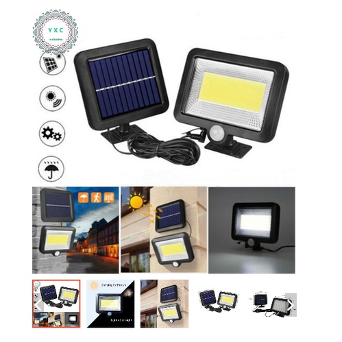 Bộ đèn LED năng lượng mặt trời, 100 hạt led, siêu sáng, tiết kiệm, điều khiển từ xa