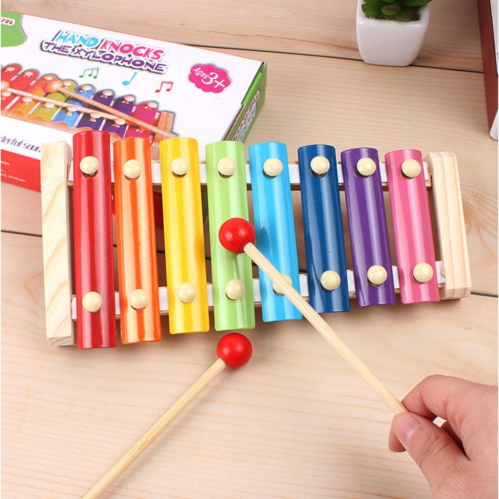 Đồ Chơi Đàn Xylophone Nhiều Màu Cho Bé Tập Chơi