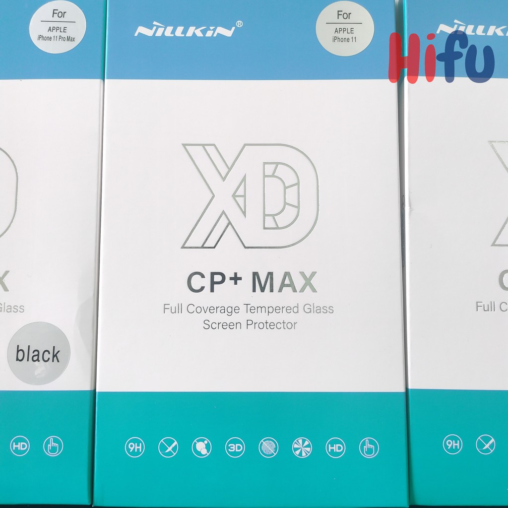 [CAO CẤP] Cường Lực Full Màn Nillkin XD CP+Max Iphone X/XR/XS/XSMax/11/11Pro/11ProMax/7Plus/8 Plus - Chính Hãng