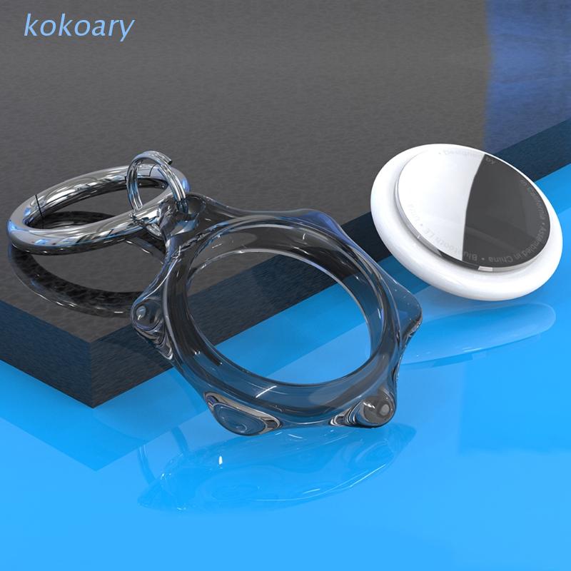 [Hàng mới về] Vỏ trong suốt chống rơi chống sốc có móc khoá bảo vệ thời trang thích hợp cho AirTag