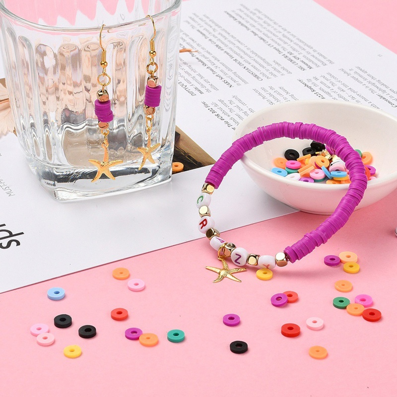 Bộ Hạt Xỏ Lỗ Tròn Dẹt Dùng Làm Trang Sức Thủ Công DIY