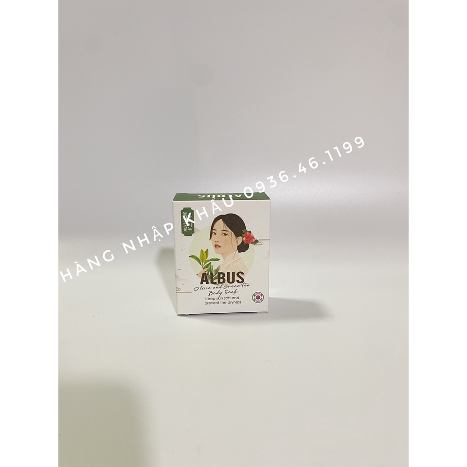 Xà bông tắm Albus Body Soap dưỡng da mềm mịn Hàn quốc 100gr