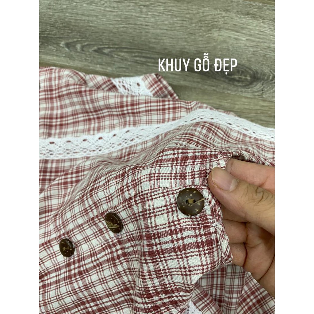 Bộ lửng bầu sau sinh vải thô đũi kẻ