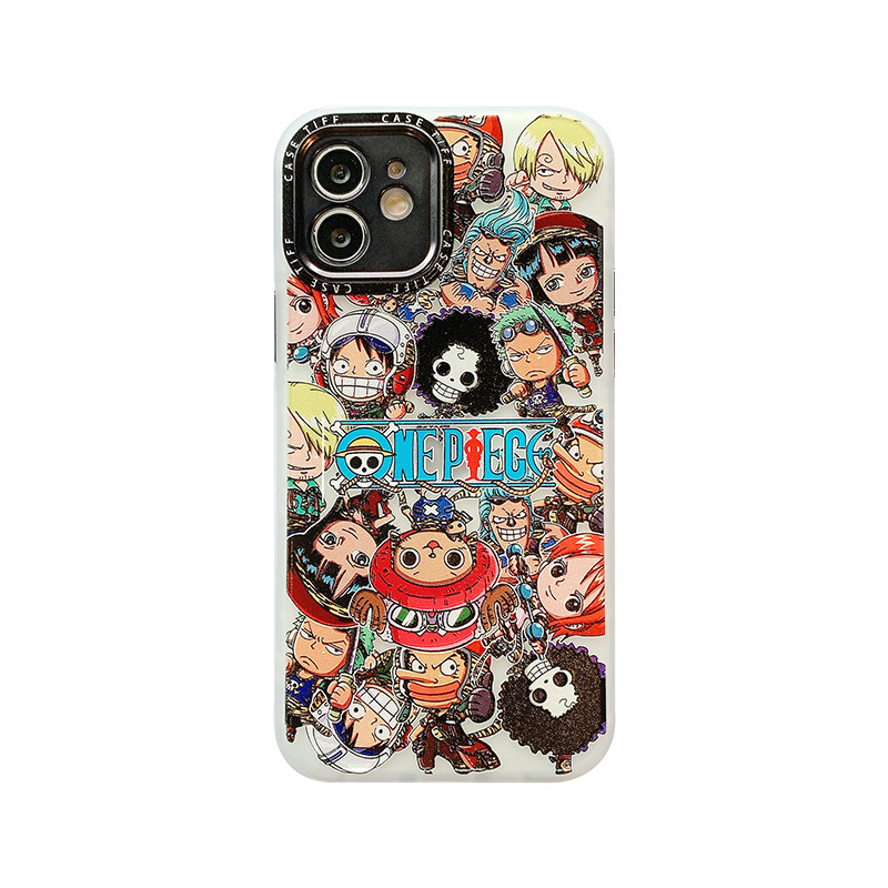 Ốp Điện Thoại TPU Silicone Mềm Chống Rơi In Hoạt Hình One Piece Cho iPhone 12 Pro Max 11 Pro Max X Xs Max XR 8 7 Plus