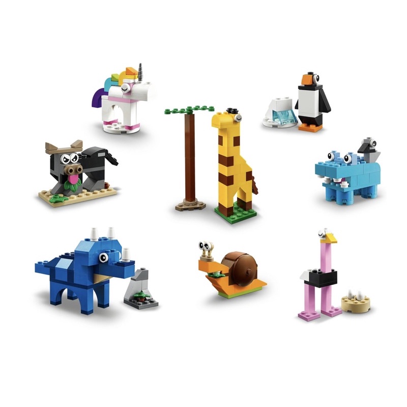 Lego chính hãng - Set 11011 - Box gạch sáng tạo 1500 chi tiết