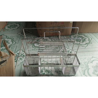 kệ để dao thớt inox ( không có đĩa )