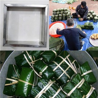 👉 👉Khuôn Bánh Chưng Inox, Khuôn Gói Bánh Trưng Vuông Inox Siêu Bền Tiện Lợi (Mua 1 Lần Dùng Cả Đời)
