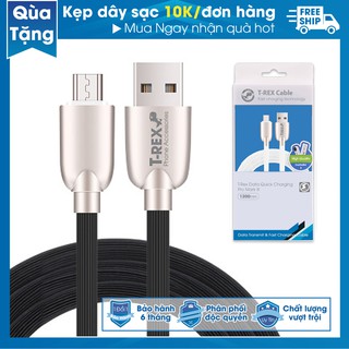 Dây Cáp Sạc Nhanh Micro USB Vỏ Cao Cấp Chống Đứt Gãy T-rex F30 Charging Dùng Cho Samsung, Android, Oppo