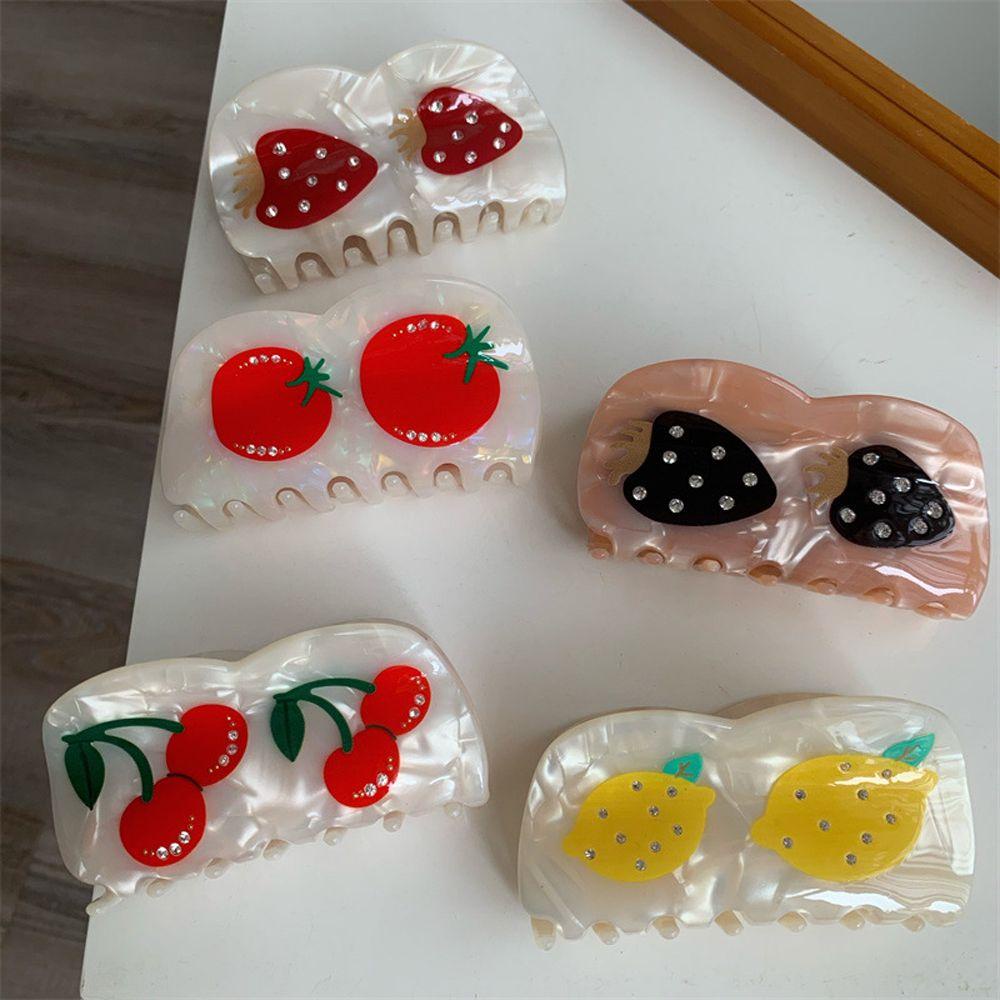 Kẹp Tóc Hình Trái Cây Phong Cách Hàn Quốc Dễ Thương Dành Cho Nữ