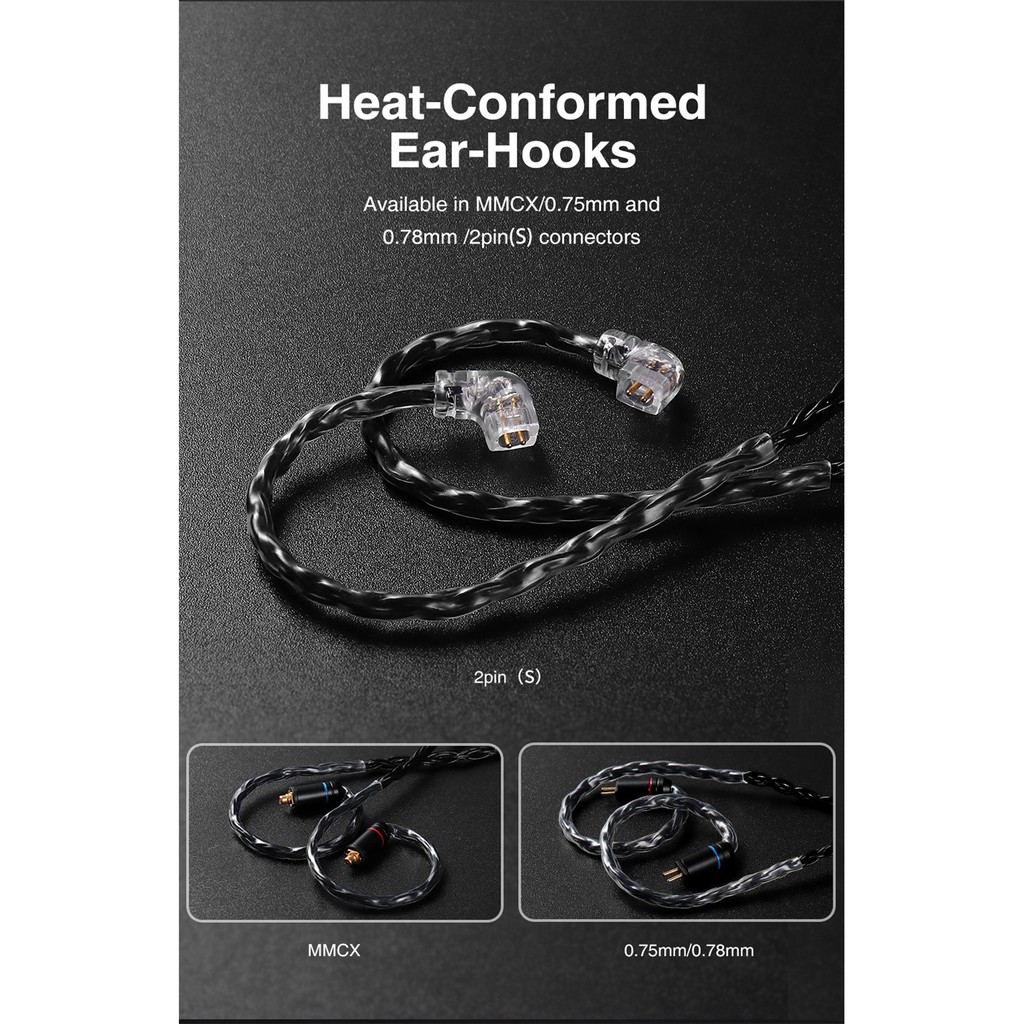 TRN T2 Pro 16 Core Earphones Silver Plated HIFI Upgrade Cable QDC//MMCX/0.75/0.78 MT1 MT1 PRO CS2 ST1