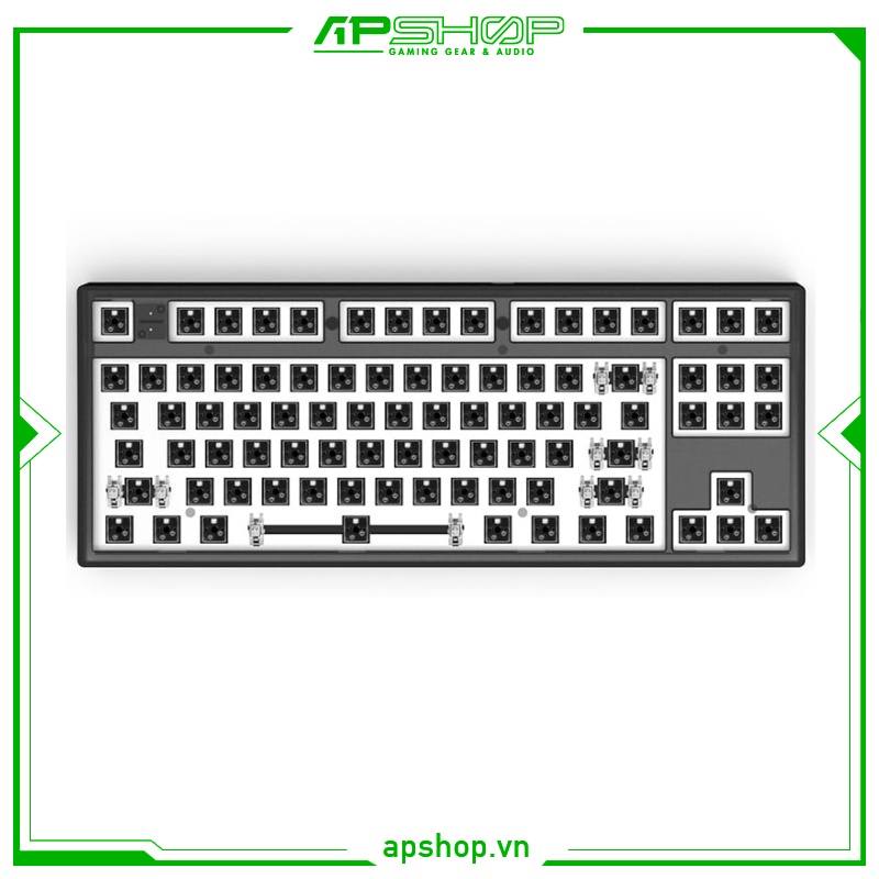 Kit Bàn phím FL Esport K210 MK870 3 Mode Transparent Black Hotswap RGB | MK870-3M-TRANS-BK | Chính h