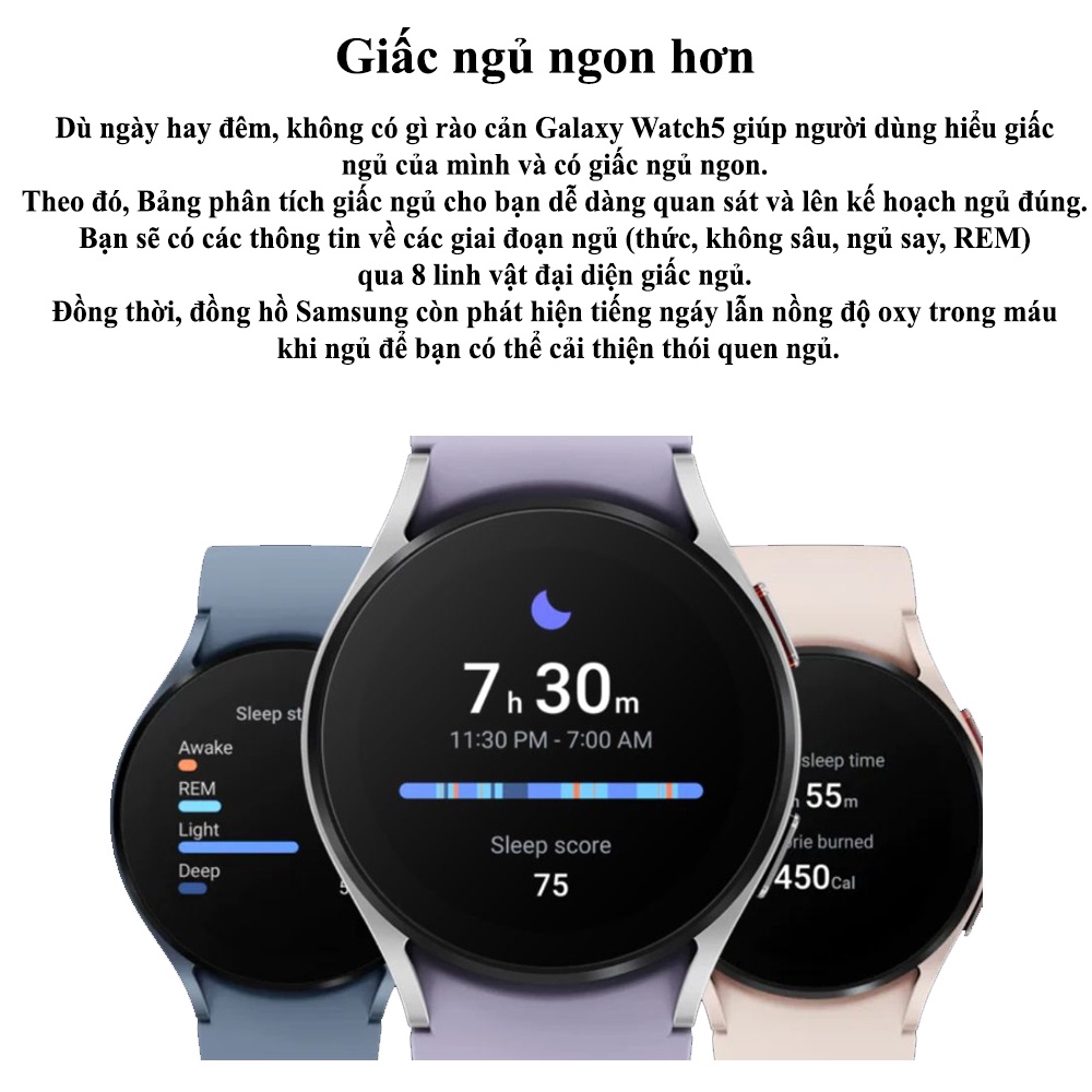 Đồng hồ thông minh Samsung Galaxy Watch 5 - Hàng chính hãng