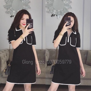 Đầm suông viền túi Big size từ 60-90 ký dành cho khách ngoại cỡ xinh lắm nha