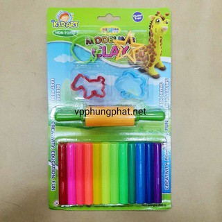 Đồ Chơi Đất Sét Kid Art Nặn 12 Màu Không Có Khuôn