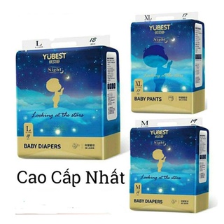 Bỉm quần yubest night m76-l72-xl68