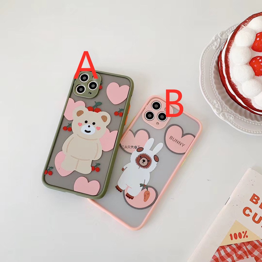 Ốp Điện Thoại Mềm Họa Tiết Gấu Anh Đào 3d Cho Iphone 11 Pro Promax X Xs Xr Xsmax 6 6s 7 8 Plus | BigBuy360 - bigbuy360.vn