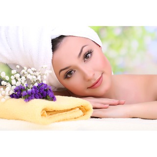 Tranh dán tường 3D SPA - phủ kim sa (Kích thước theo yêu cầu)