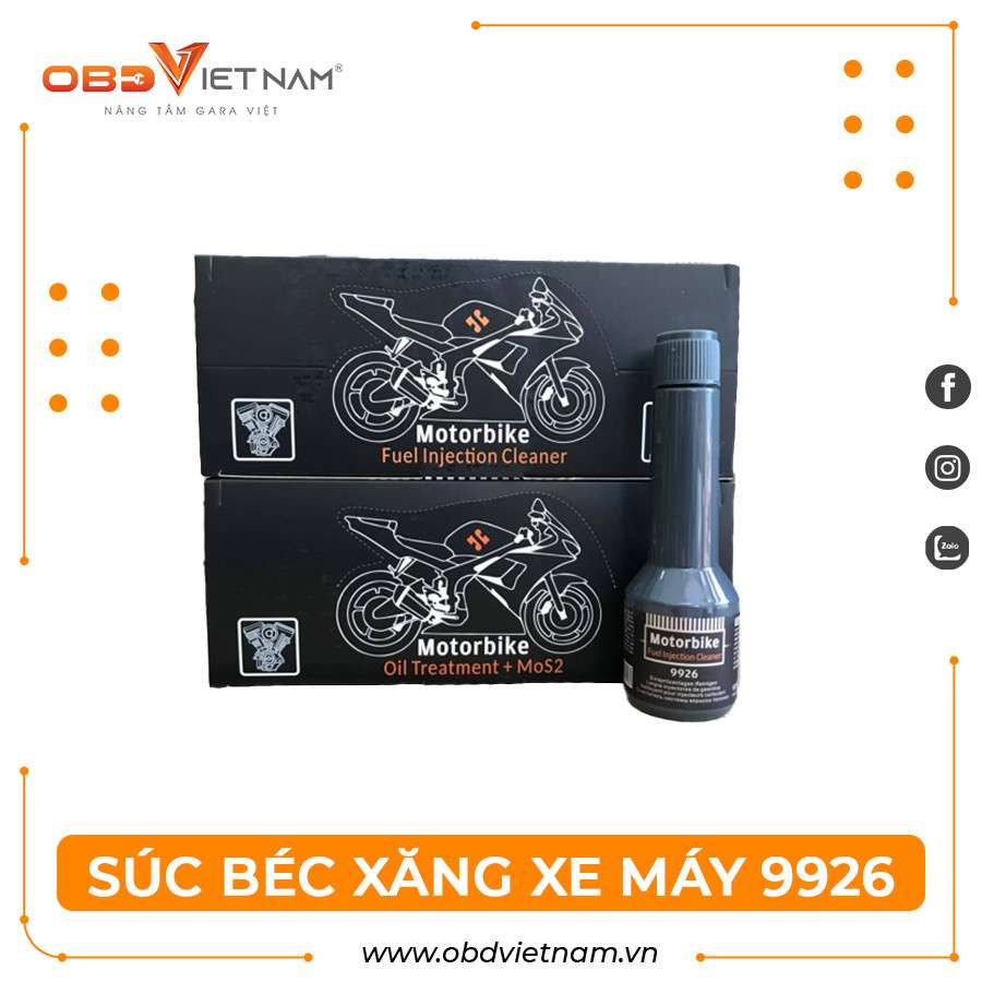 Vệ Sinh Kim Phun Buồng Đốt Xe Máy - Senfineco Motorbike Jet Cleaner 9926 [60ML]