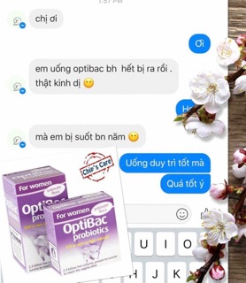 Men vi sinh Optibac tím cho phụ nữ