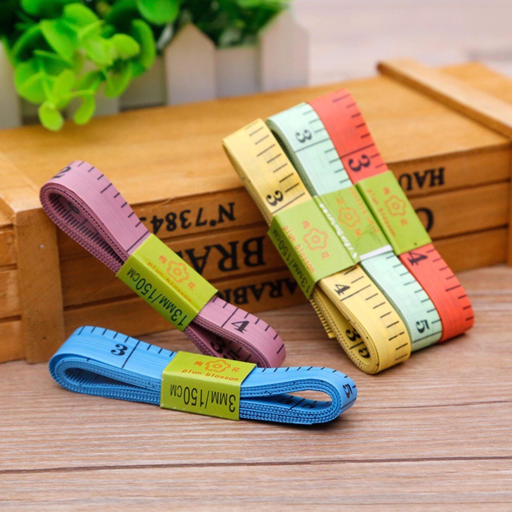 Thước Dây Mềm Đầu Thép May Đồ Đo Quần Áo - Đo Chỉ Số Ba Vòng 3 Vòng 150cm - MPK023