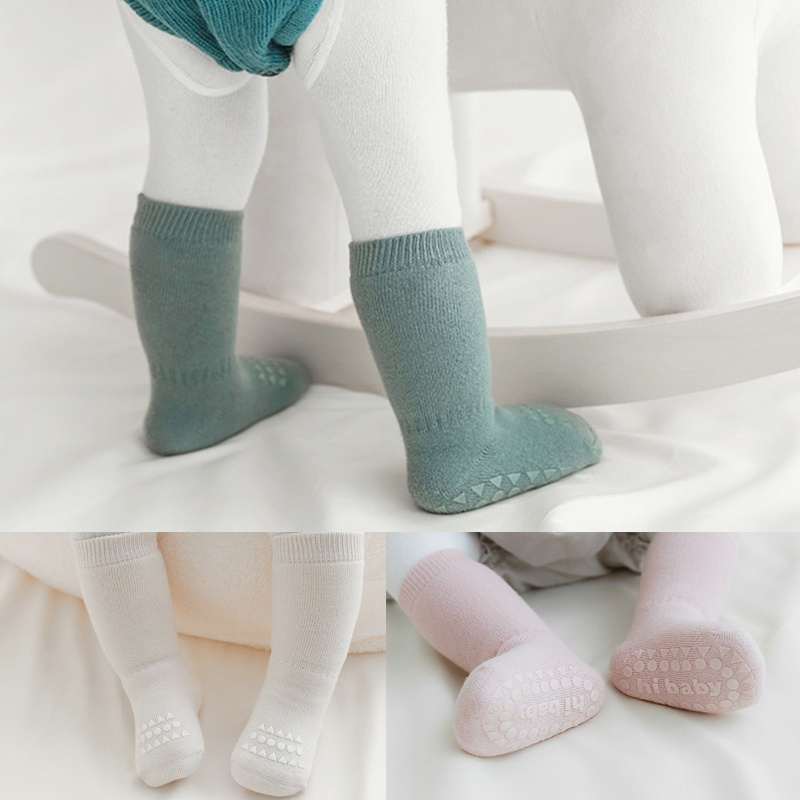 Vớ Cotton Dày Mềm Mại Chống Trượt Dành Cho Bé Trai Tập Đi