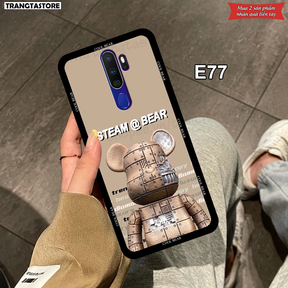 Ốp Oppo A5 2020 / A9 2020 / A11 2020 in hình gấu Bearbrick,Metal Style,Doremon siêu dễ thương chất lượng