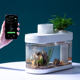 Bể cá thủy sinh thông minh c180 pro 2021 - kết nối app thông minh