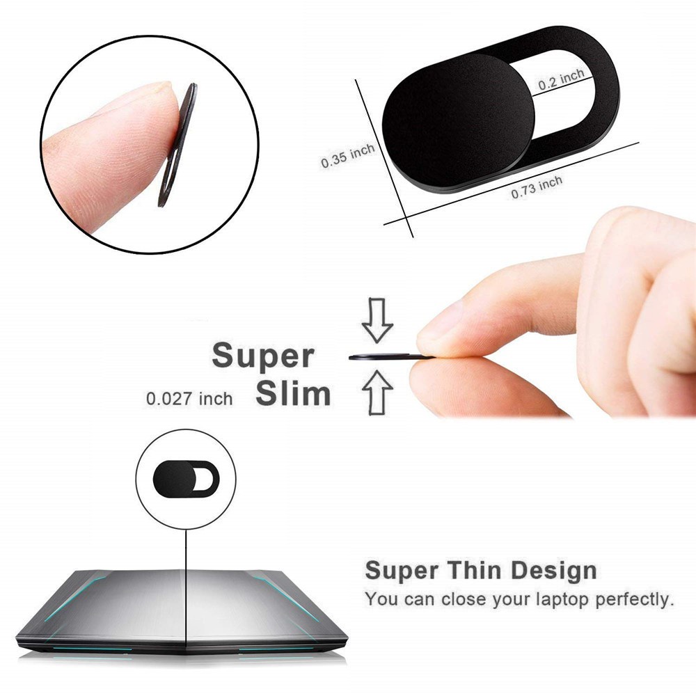1/2 Vỏ Bọc Webcam Chống Nhìn Trộm Cho IPad Laptop PC Macbook Tablet