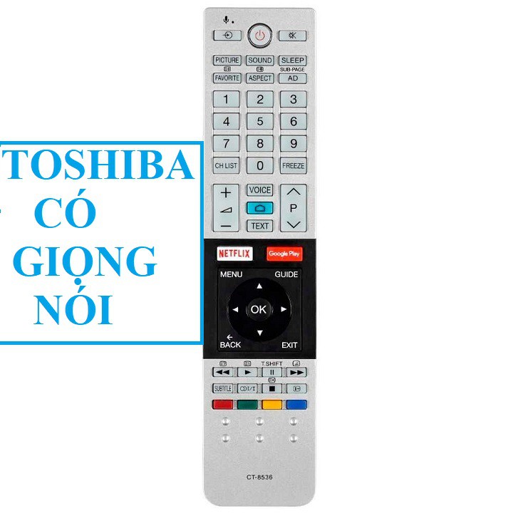 Remote Điều khiển toshiba giọng nói