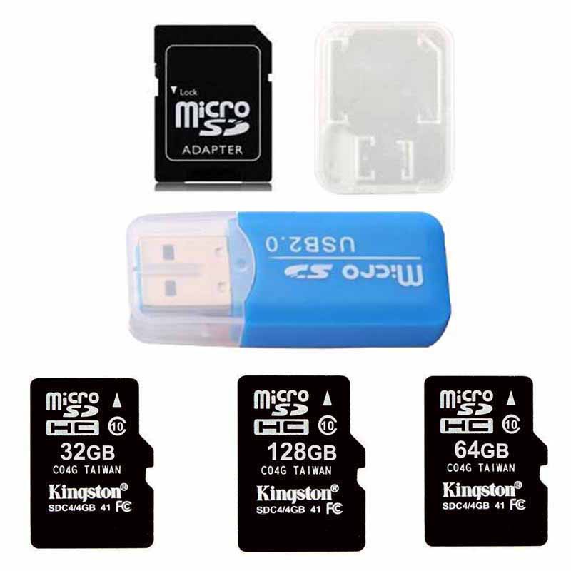 Sẵn sàng Kingston 128GB 32GB 64GB Class10 Thẻ TF Thẻ nhớ Micro SD 32G 64G 128G + Đầu đọc | BigBuy360 - bigbuy360.vn