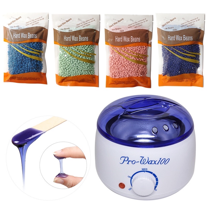 Combo Nồi Nấu Sáp Wax lông Pro Wax 100 + 100g Sáp + Tặng que gỗ | WebRaoVat - webraovat.net.vn