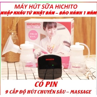 🌳🐾🌵Máy Hút Sữa Điện Đôi HICHITO Nhật Bản (Mát-xa Êm -Kích Sữa Tốt-Vắt Kiệt Sữa)🌳🐾🌵CÓ PIN SẠC🌳🐾🌵