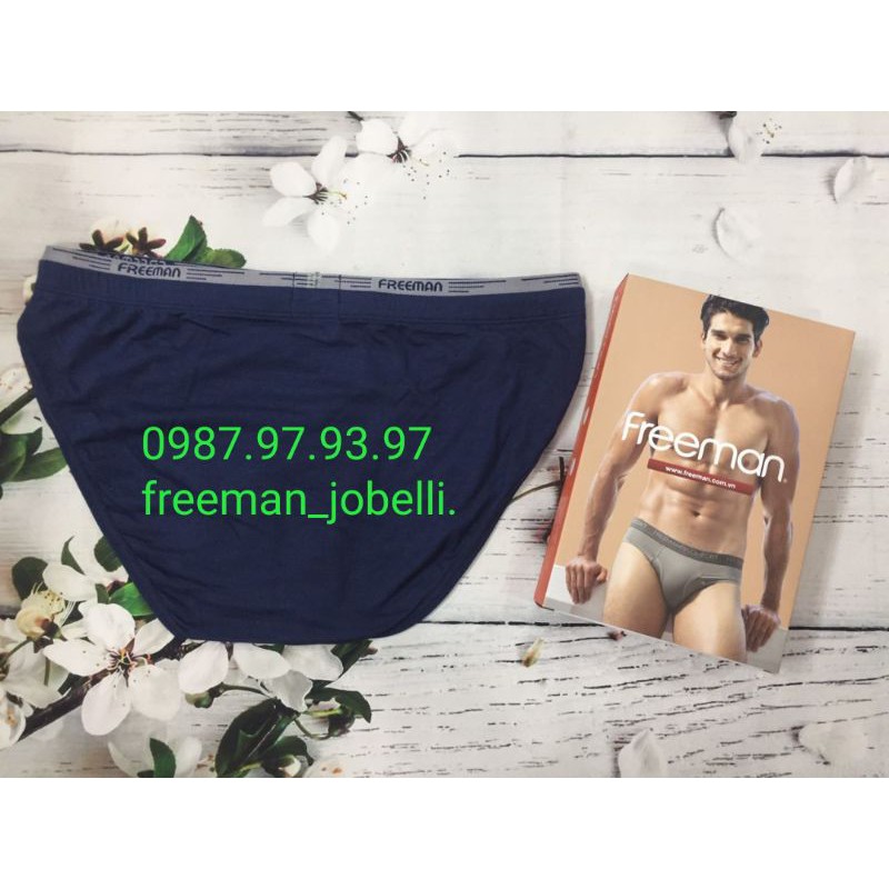 quần xì nam Freeman 6043,giá cty 69k- bán 43k[hình thật +video] quần sịp cotton lụa
