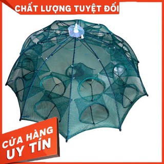 Lưới bắt cá 6 cửa bát quái tiện lợi