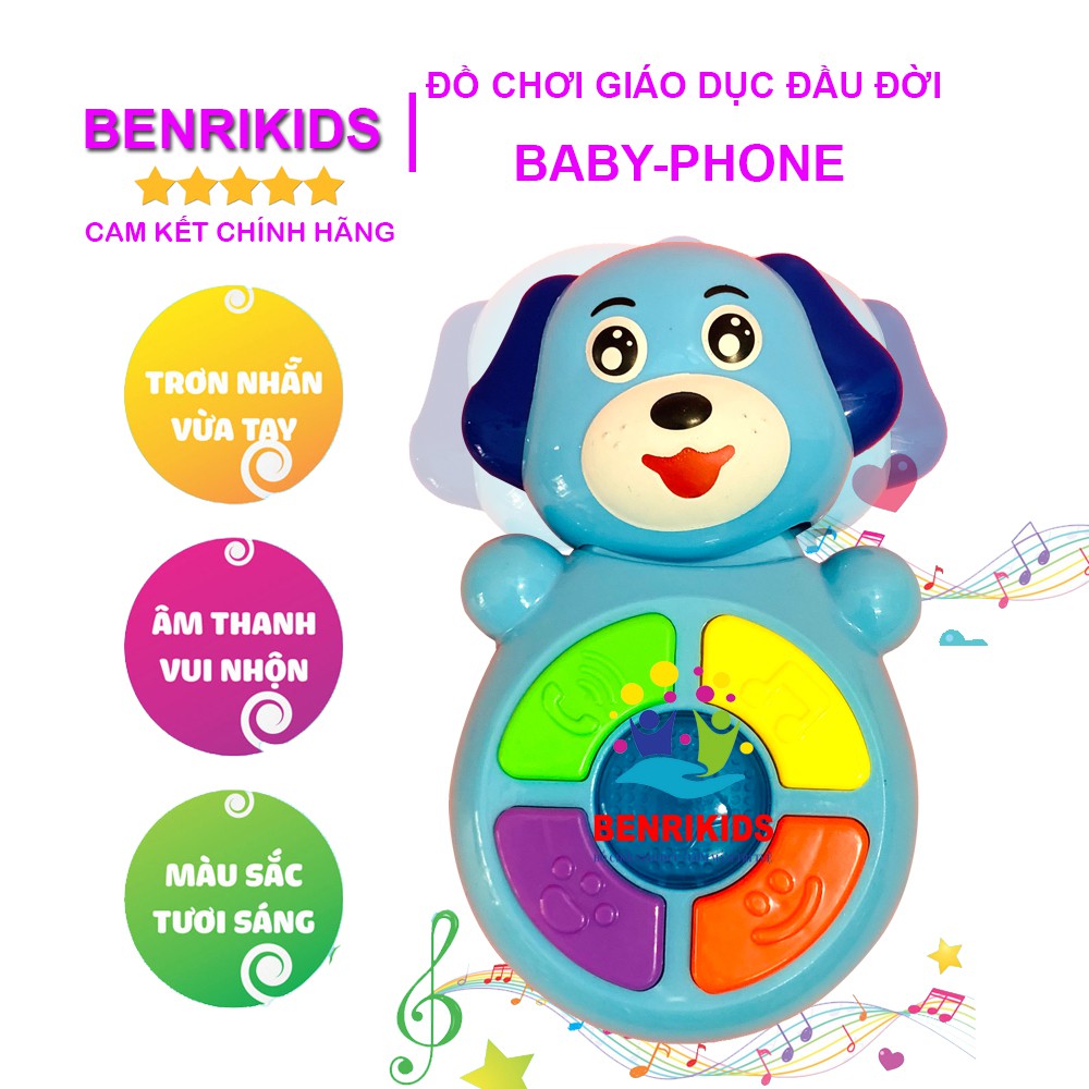 Đồ Chơi Cầm Tay Antona Có Nhạc Baby Phone No034 Hàng Việt Nam
