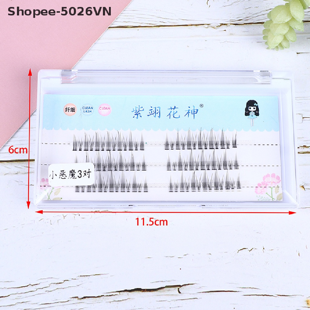 [Hàng mới về] Lông mi giả trang điểm hóa trang làm đẹp tiện lợi