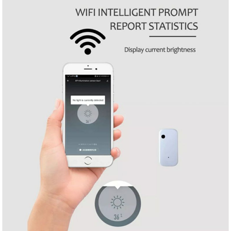 Cảm biến ánh sáng wifi Tuya/Smart Life