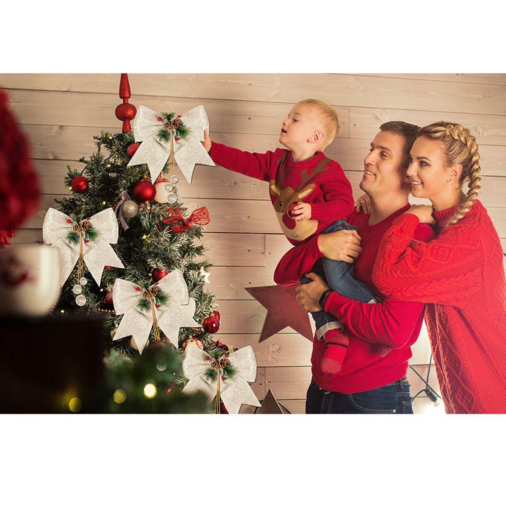 CONOPERY Nơ Ruy Băng Kim Tuyến Trang Trí Cây Thông Giáng Sinh