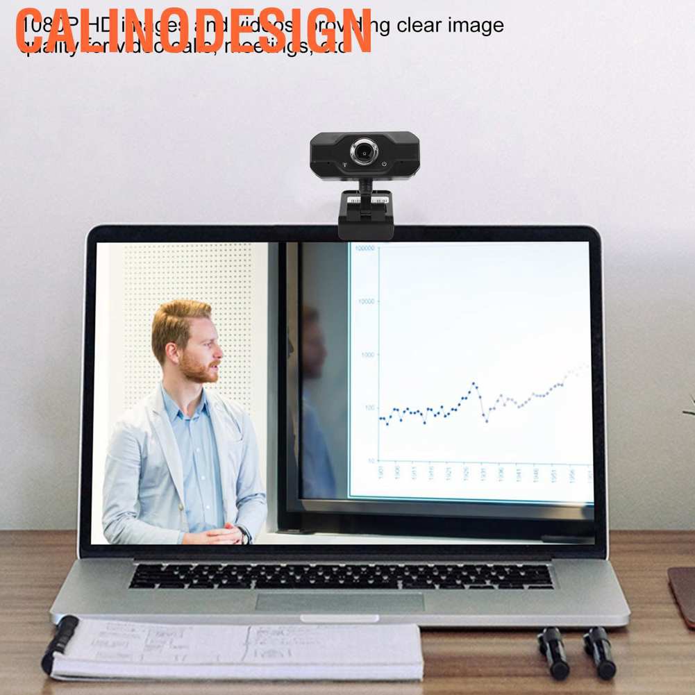 Webcam Hd Mini 1080p Tích Hợp Micro Tiện Dụng Cho Máy Tính