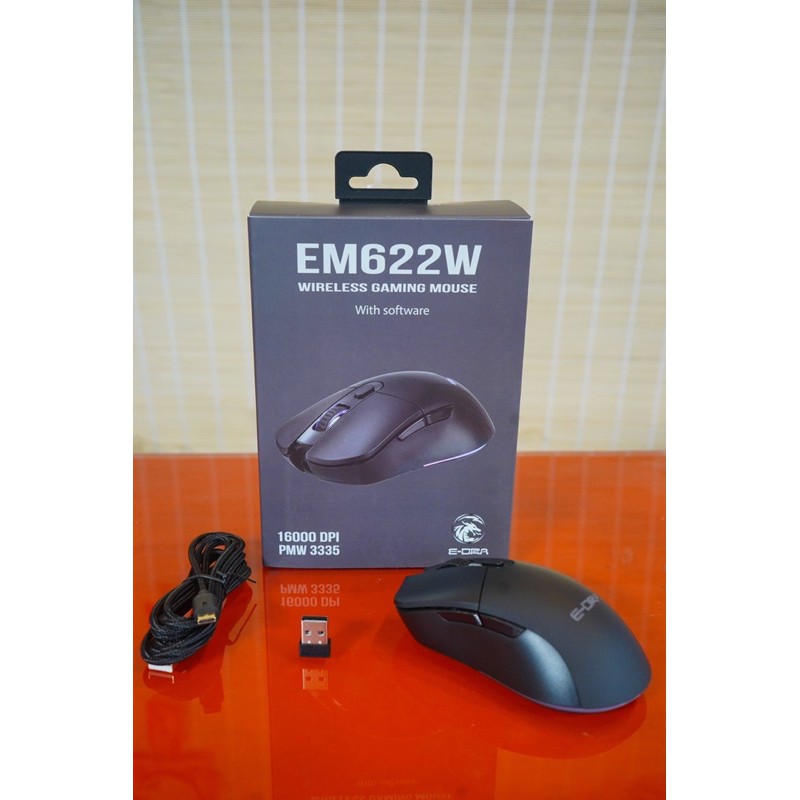 Chuột gaming E-Dra EM622W Wireless RGB chính hãng/ BH 24 tháng