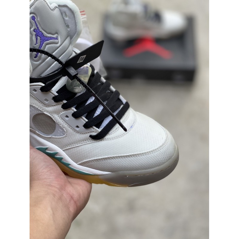Giày bóng rổ jd5 off white nam nữ hình ảnh thật đầy đủ hộp phụ kiện