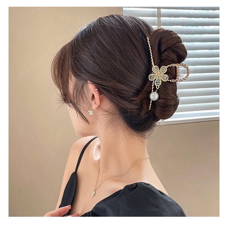 Kẹp Tóc Hàm Cá Mập Bằng Kim Loại - kẹp Tóc Nữ Hottrend Phong Cách Hàn Quốc Cực Xinh Siêu Sang Chảnh - KT02