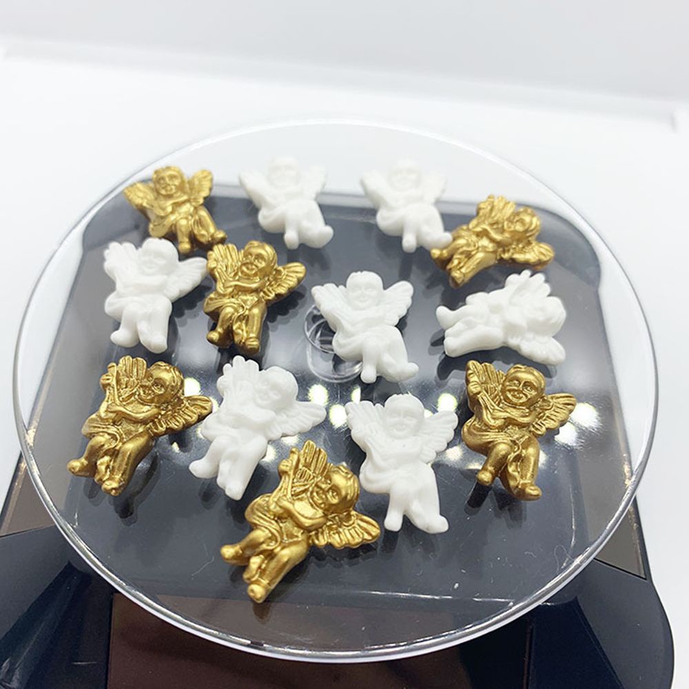 [Hàng mới về] 1 / 10 Phụ kiện trang trí móng tay nghệ thuật 3D nhiều hình tùy chọn cổ điển DIY