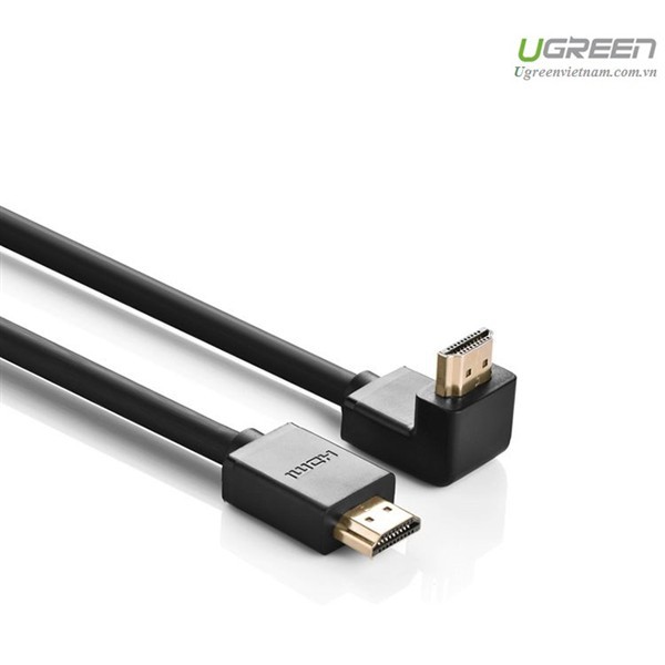 Cáp HDMI 5m bẻ góc lên 90 độ 3D, 4K×2K Ugreen 10123 Chính hãng