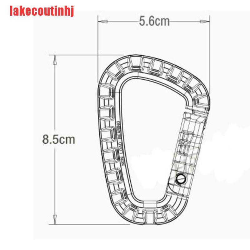 {lakecoutinhj}Carabiner Climb Clasp Clip Hook Backpack D Buckle Military Outdoor Accessories NTZ